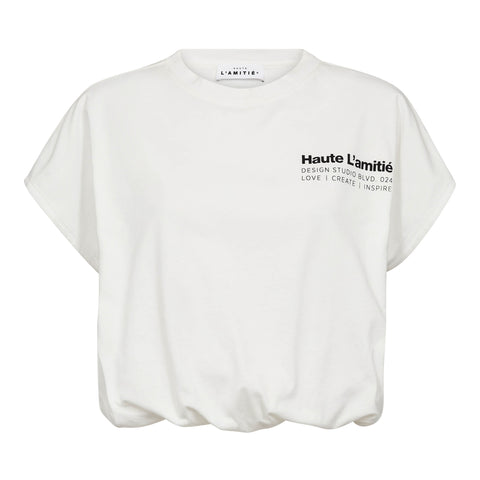 Haute L'amitié Noma NS Balloon Tee, White
