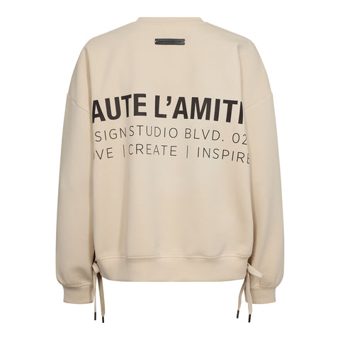 Haute Lamitie New Studio Tie Sweat, Pearl