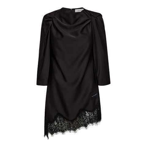 Haute Lamitie Naomi Twist Shoulder Dress, Black