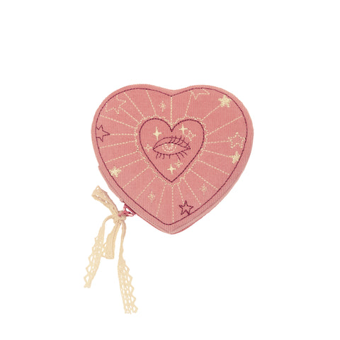 Maanesten Heart Jewelry Box, Pink Theatre Magic