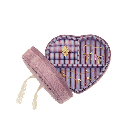 Maanesten Heart Jewelry Box, Purple Theatre Magic