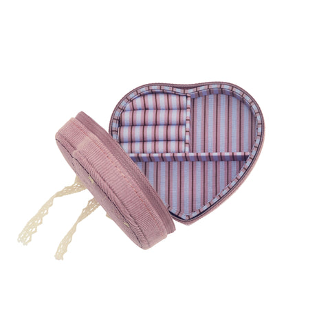 Maanesten Heart Jewelry Box, Purple Theatre Magic
