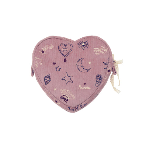 Maanesten Heart Jewelry Box, Purple Theatre Magic