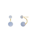 House Of Vincent Arch Earrings Lace Agate Gilded er et par elegante øreringe, der kombinerer klassisk design med moderne detaljer.