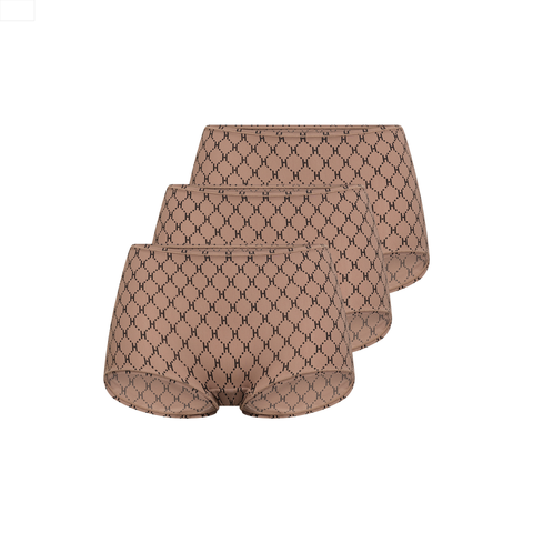 Hype the detail trusse med logo i brun/nude med logo. behagelige briefs