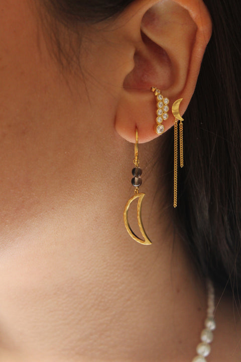 Stine A Bella Moon ørering, Mocha