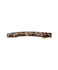 Juin_chocolate_hairclip. juin hårspænde i brun med rhinsten fra maanesten