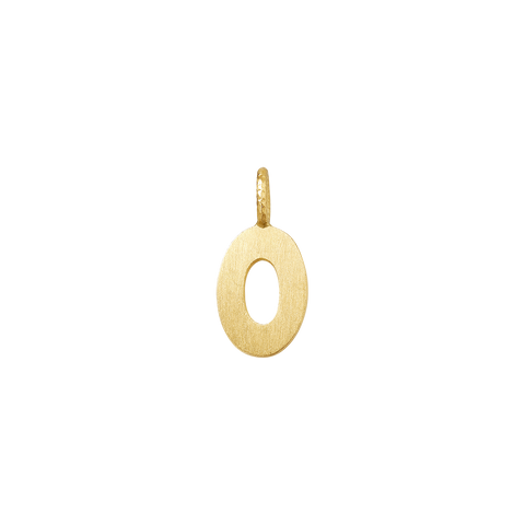 Dulong Letter vedhæng - O, lille guld