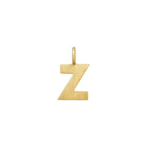 Dulong Letter vedhæng - Z, lille guld