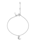 Laura_bracelet_silver. Laura armbånd fra Maanesten. med vedhæng måne. sterlingsølv 
