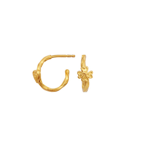 Maanesten Loretta earring – Forgyldt Sølv