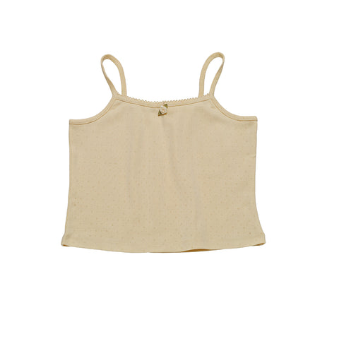 Maanesten Megan Pointelle Top,  Butter Yellow