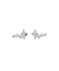 Minna_earrings_silver_a. Minna ørering i sølv fra maanesten. ørestikker