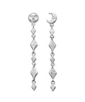 Minola_earrings_silver_a. Minola øreringe i sølv fra maanesten.