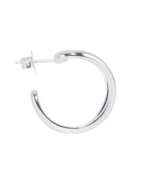 Jane Kønig Open Heart Hoop, Sølv