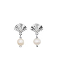 Odette_earrings_silver_a. odette ørering i sølv fra maanesten