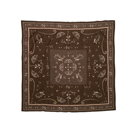 Maanesten Olena Scarf 53x53 Brown