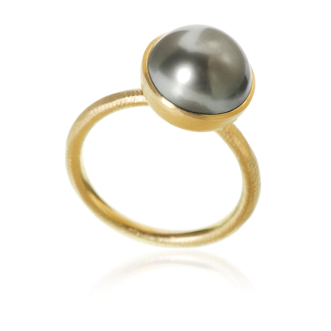 Dulong Pacific Ring · Stor m. tahitiperle