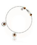 Piccolo Tiger Eyes armbåndet fra Dulong Fine Jewelry. PIC4-F1111. Tigerøje