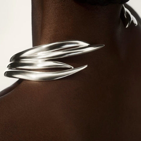 Rokkjærs 20001322 ARC NECKRING 657A SILVER