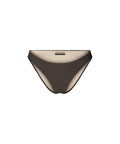 Rethinkit Studios Bikini Bottom Brief BAY i farven Walnut er et stilfuldt og komfortabelt valg til strandgarderoben.