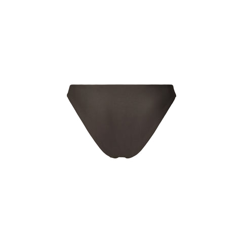 Rethinkit Studios Bikini Bottom Brief BAY i farven Walnut er et stilfuldt og komfortabelt valg til strandgarderoben.