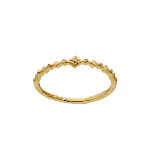 Ria_ring_gold_a. Ria ring i forgyldt sølv fra Maanesten