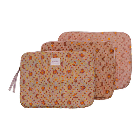 Maanesten Computer Sleeve 13" Rose Moon & Sun