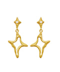 Roxy_earrings_gold_a. Roxy earrings i forgyldt sølv fra maanesten