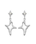 Roxy_earrings_silver_a. Roxy øreringe i sølv fra maanesten 