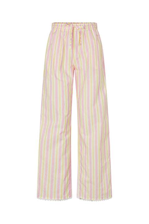 STINE GOYA Striped Pyjamas - Lemon & Rose Stripes