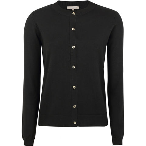 SR120-213-001Black-Extra1. SrMarla cardigan knit fra Soft Rebels. SR120-213. strikcardigan