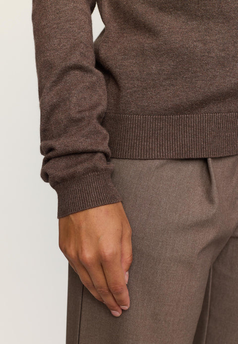 Soft Rebels SRMarla Cardigan Knit, Coffee Quartz Melange