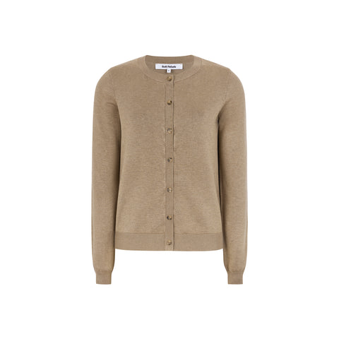 Soft Rebels Marla Cardigan knit - Toasted Coconut Bean