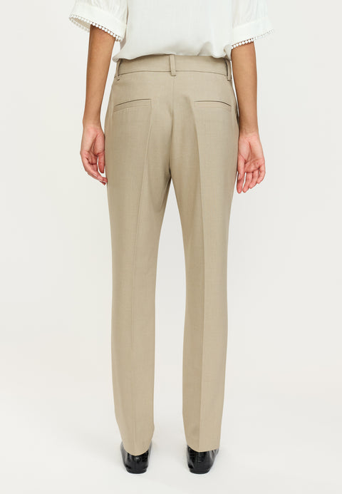 Soft Rebels SRVilja Mid Waist Pant - Greige