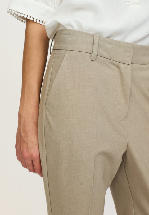 Soft Rebels SRVilja Mid Waist Pant - Greige
