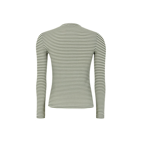 Soft Rebels SRFenja Strip O-neck Top, Vetiver