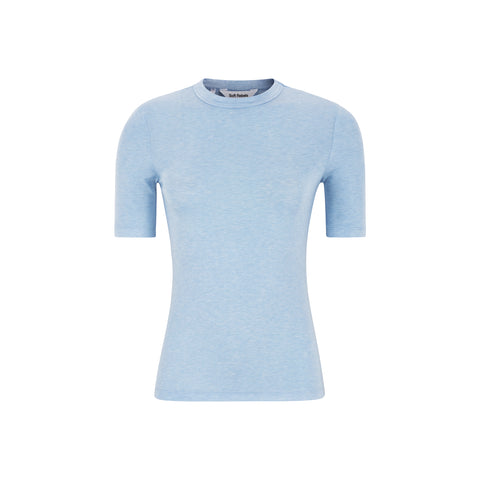 Soft Rebels SRRoman SS Top - Cashmere Blue Melange