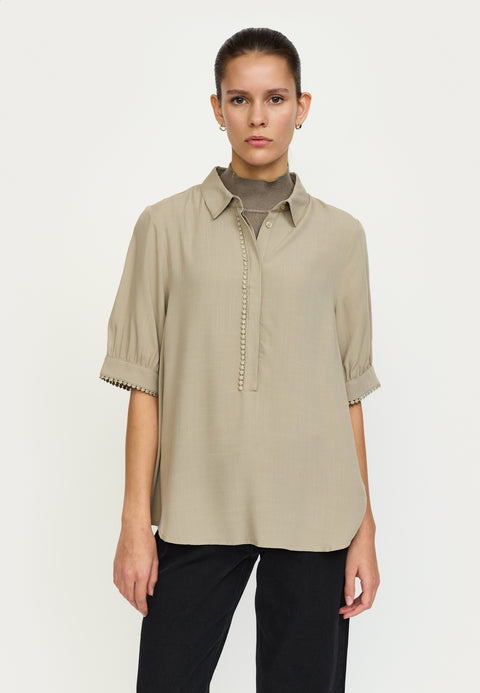 Soft Rebels SREbba Mayson Blouse - Greige