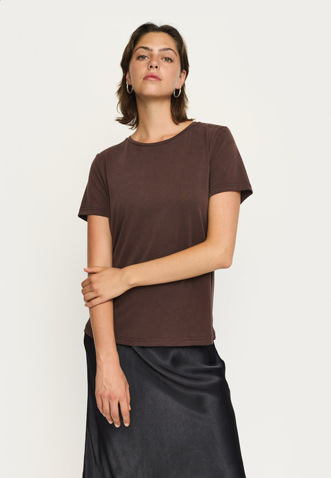 Soft Rebels Ella T-shirt - Coffee Bean
