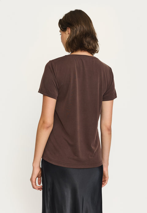 Soft Rebels Ella T-shirt - Coffee Bean