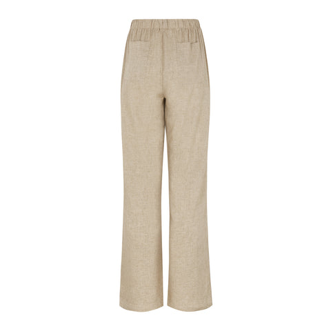 Soft Rebels SRYindi Pant, Ecru Melange