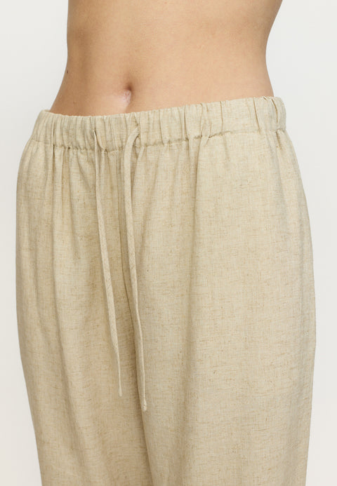 Soft Rebels SRYindi Pant, Ecru Melange