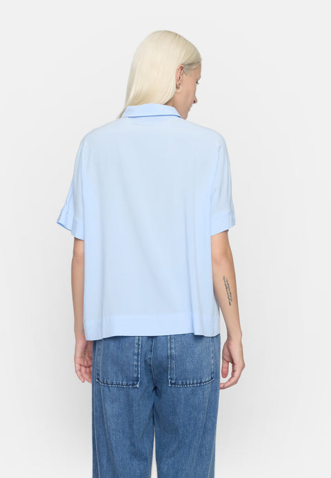 Soft Rebels SRFreedom SS Shirt, Cashmere Blue