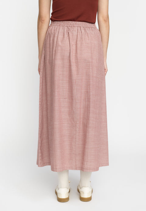 Soft Rebels SREbbi Midi Skirt, Brandy Brown