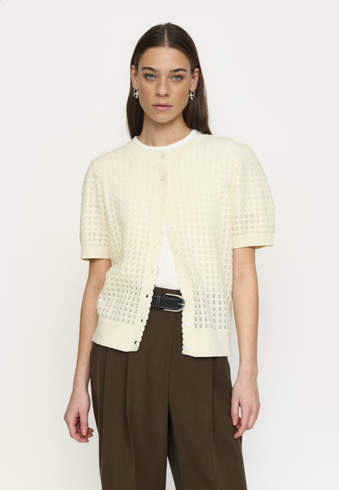 Soft Rebels SRAlarice SS Cardigan Knit, Arctic Wolf