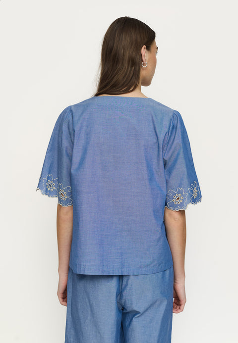 Soft Rebels SRGada Shirt, Indigo Blue