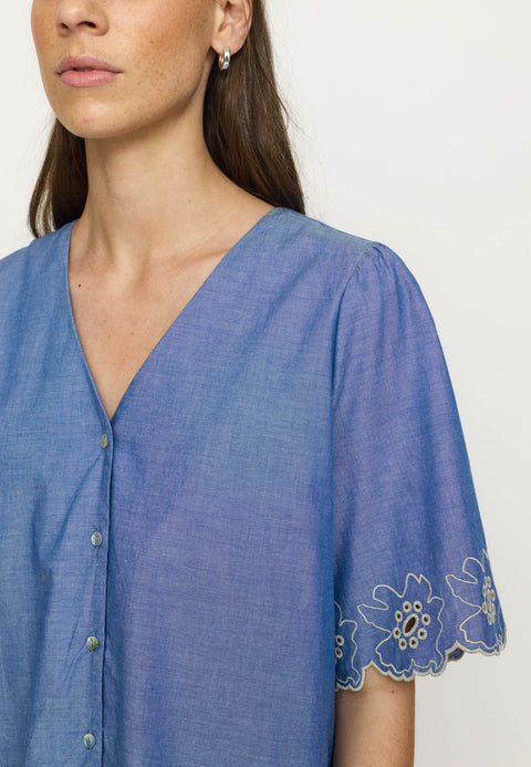 Soft Rebels SRGada Shirt, Indigo Blue