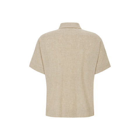 Soft Rebels SRYindi Freedom SS Shirt, Ecru Melange