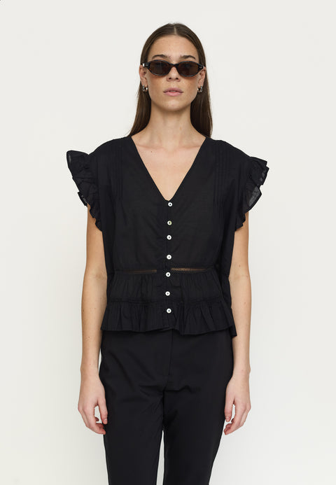 Soft Rebels SRGallia Top, Black